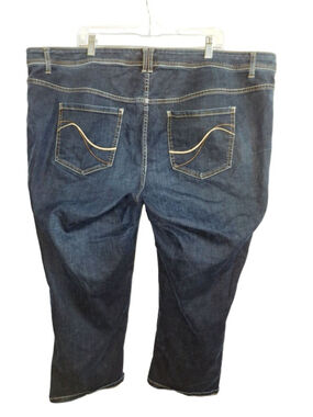 Lane Bryant Plus Blue Ankle & Cropped Jeans Size 24 summer comfortable stretch